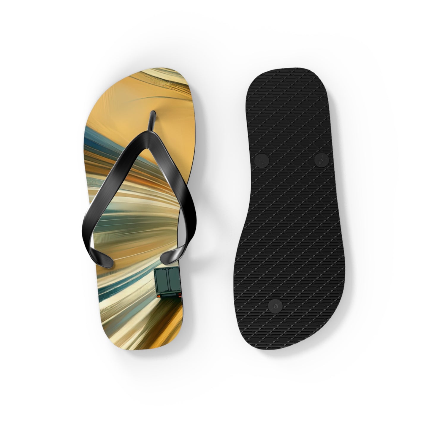 Meditative Commute Flow Flip Flops