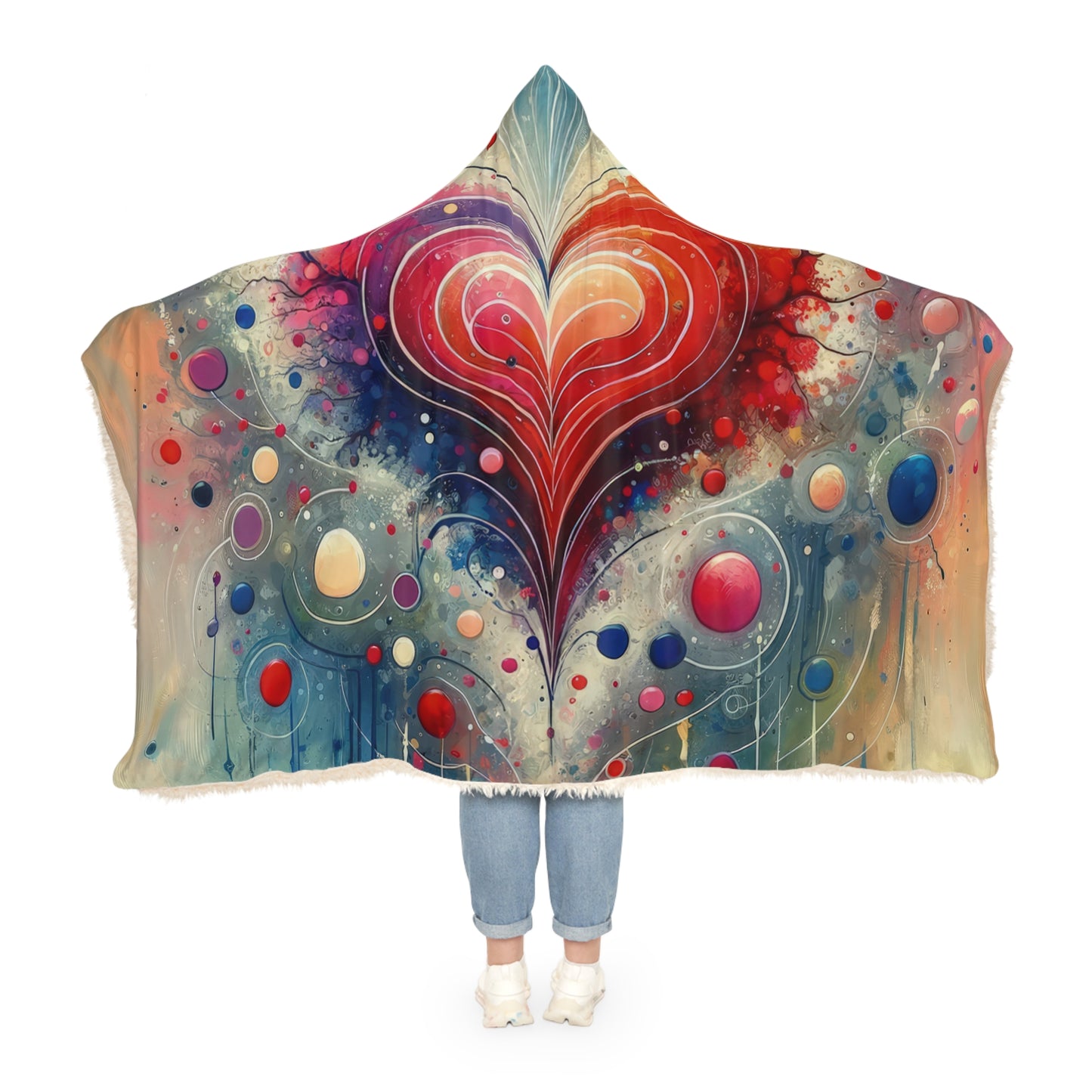 Emotional Physics Heart Snuggle Blanket