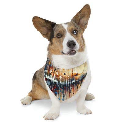 Distant Barking Echoes Pet Bandana Collar