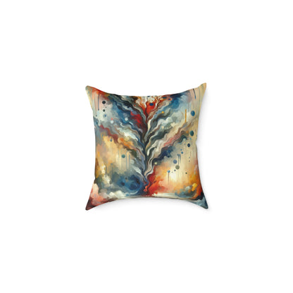 Abstract Forgiveness Offering Spun Polyester Pillow