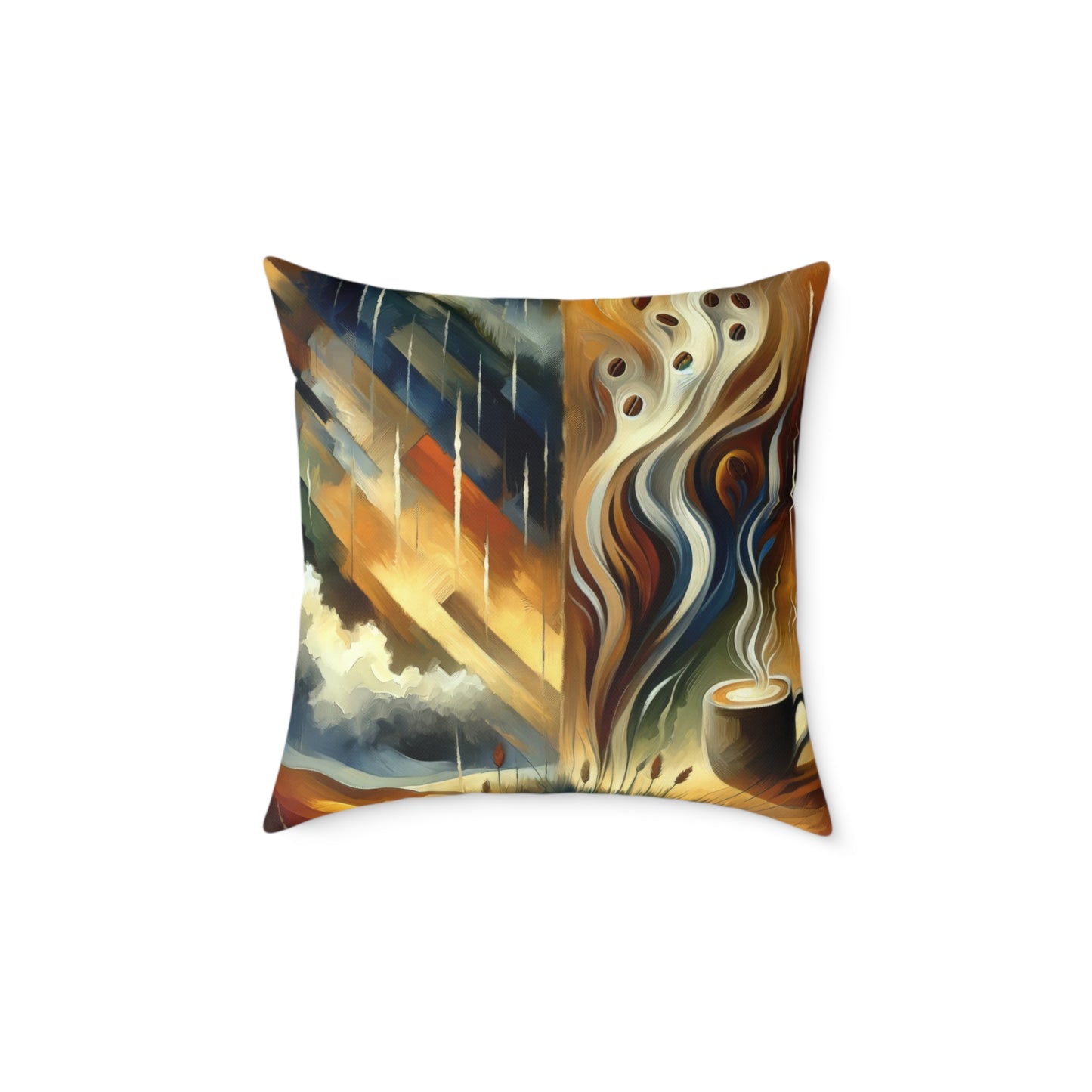 Aromatic Earth Encounter Spun Polyester Pillow