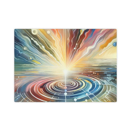 Rippling Community Dynamics Canvas Photo Tile