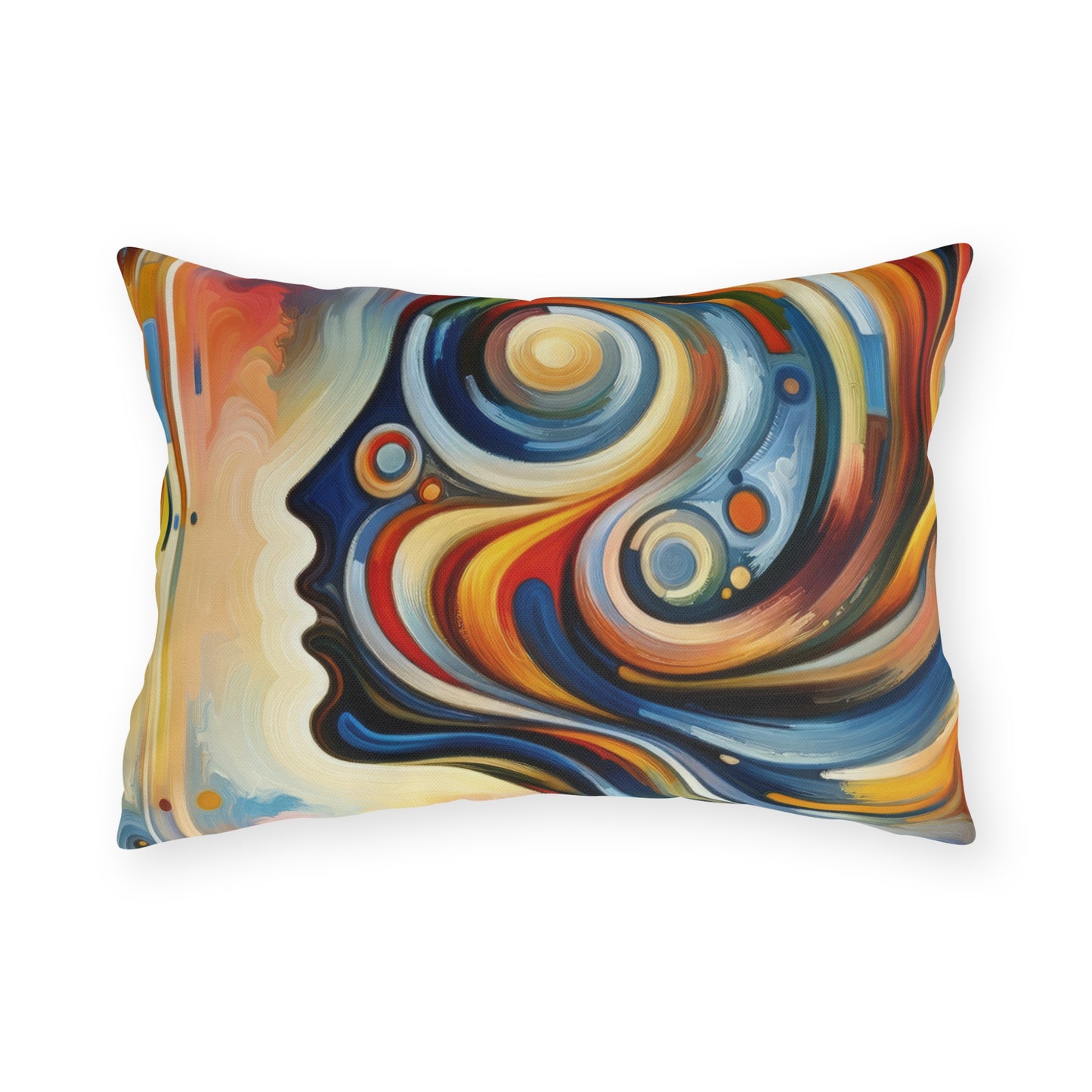 Transformative Harmonic Tachism Outdoor Pillows
