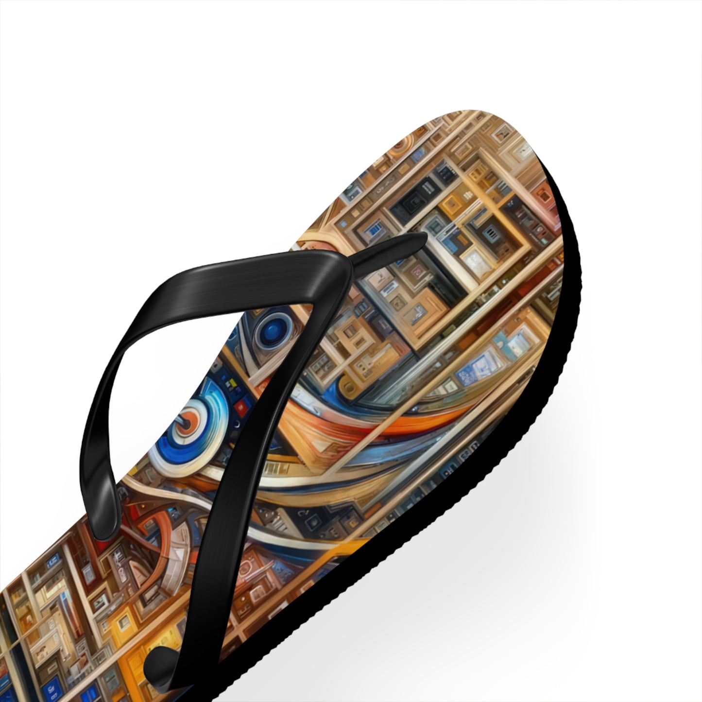 Intricate Life Tapestry Flip Flops