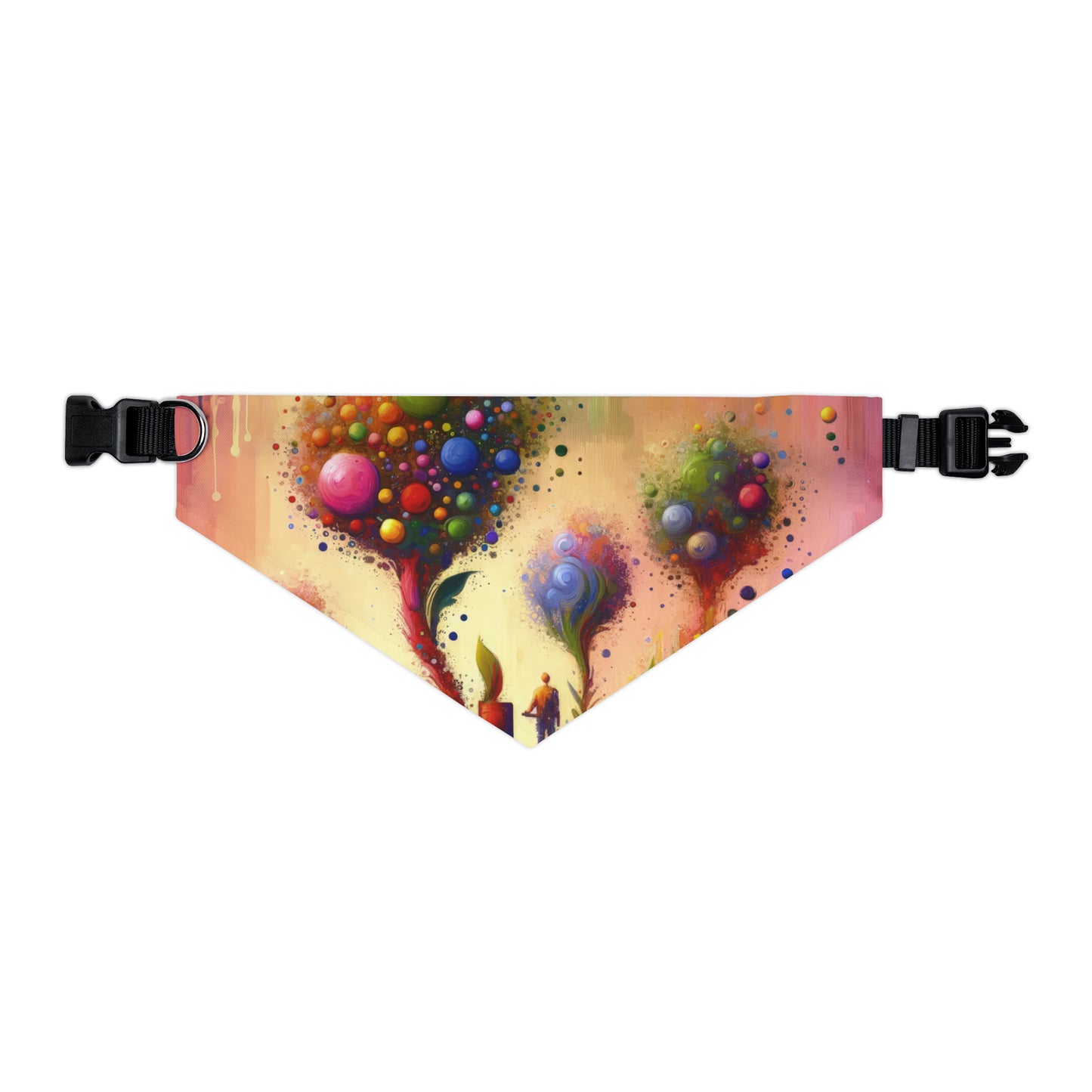 Vibrant Digital Arboriculture Pet Bandana Collar