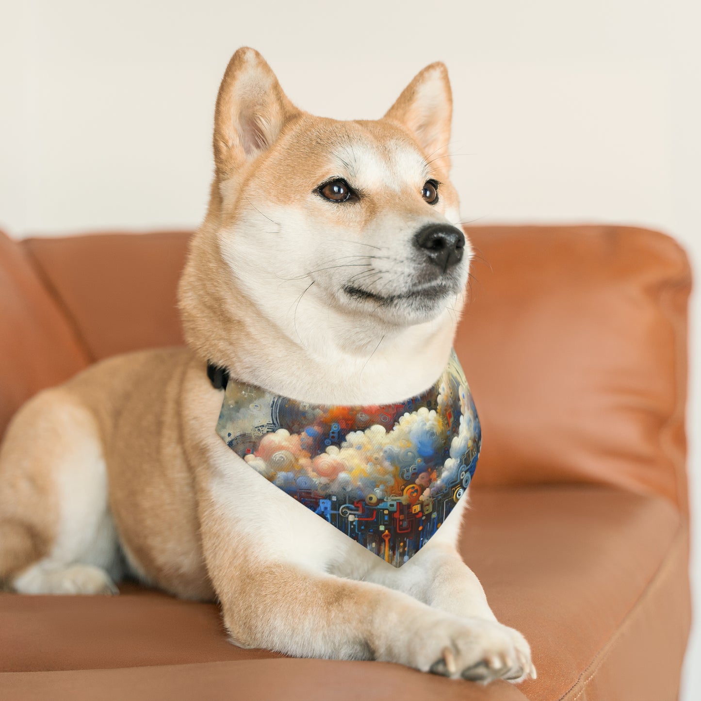 Cloud Community Crafting Pet Bandana Collar