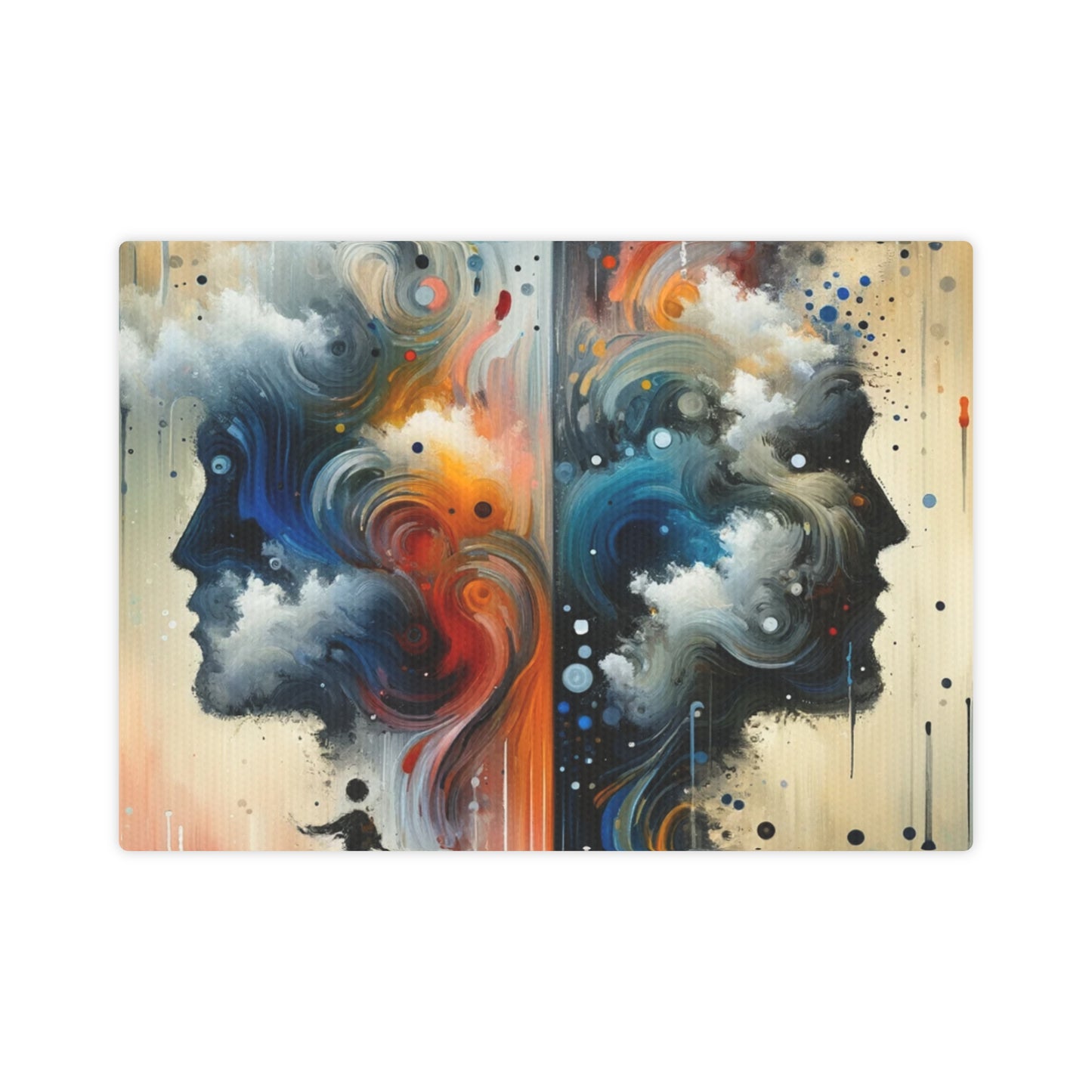 Connected Isolation Paradox Canvas Photo Tile