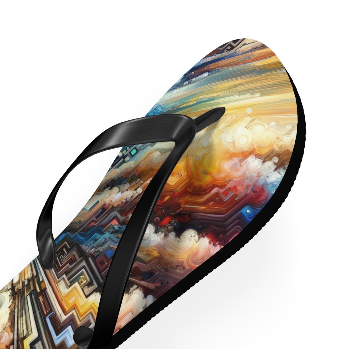 Transformative Tapestry Ascent Flip Flops