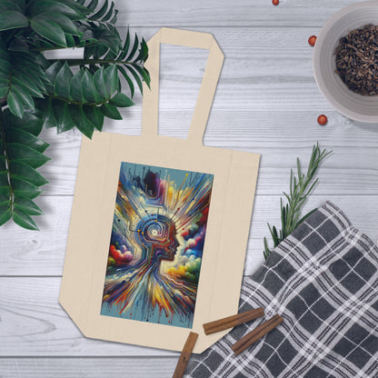 Supportive Digital Empathy Double Wine Tote Bag