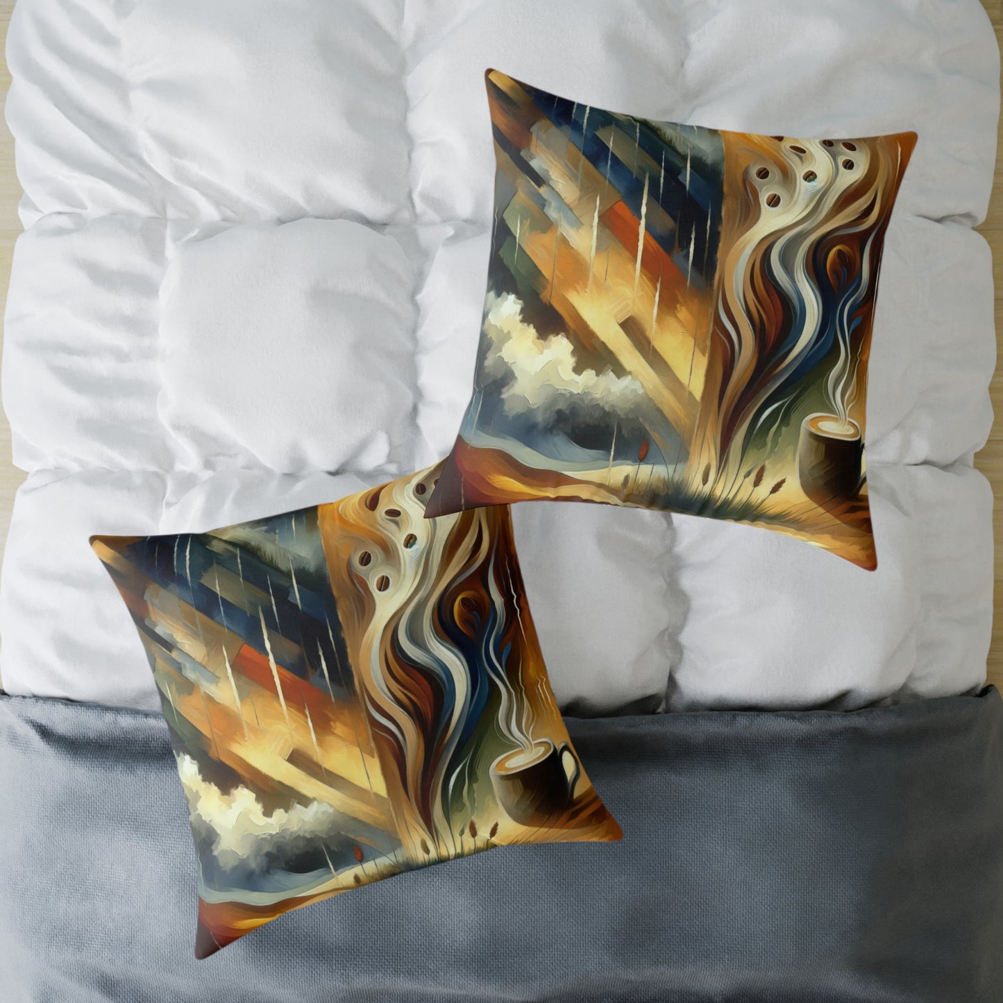 Aromatic Earth Encounter Spun Polyester Pillow