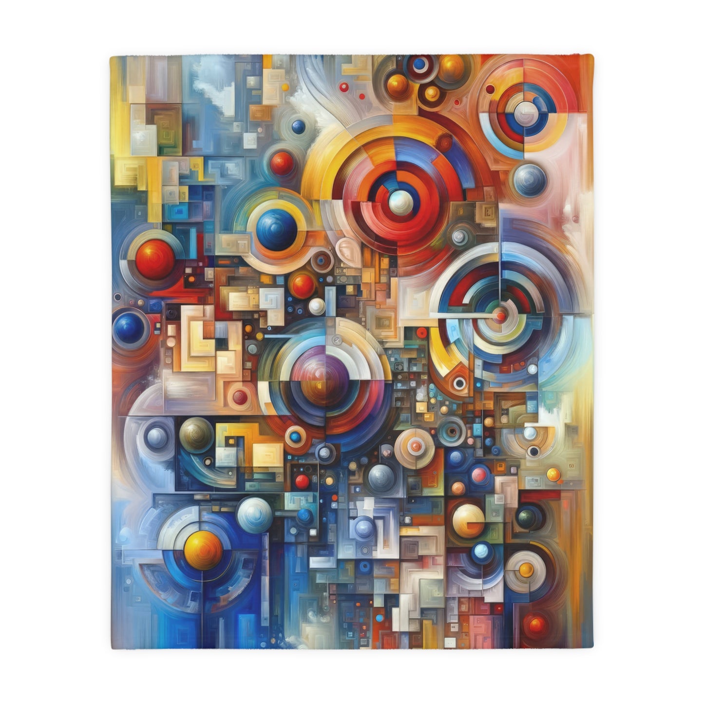 Coexistence Harmony Code Velveteen Microfiber Blanket (Two-sided print)