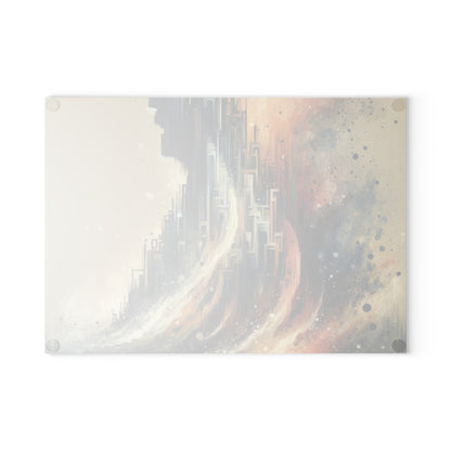 Enduring Echoes Resonance Glass Cutting Board