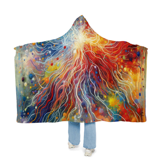 Emotive Yarn Explosion Snuggle Blanket