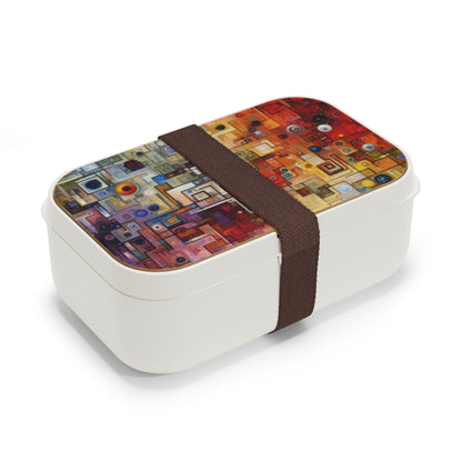 Witty Conversation Tapestry Bento Lunch Box