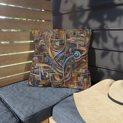 Intricate Life Tapestry Outdoor Pillows