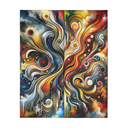Tapestry Truths Diversity Velveteen Microfiber Blanket (Two-sided print)