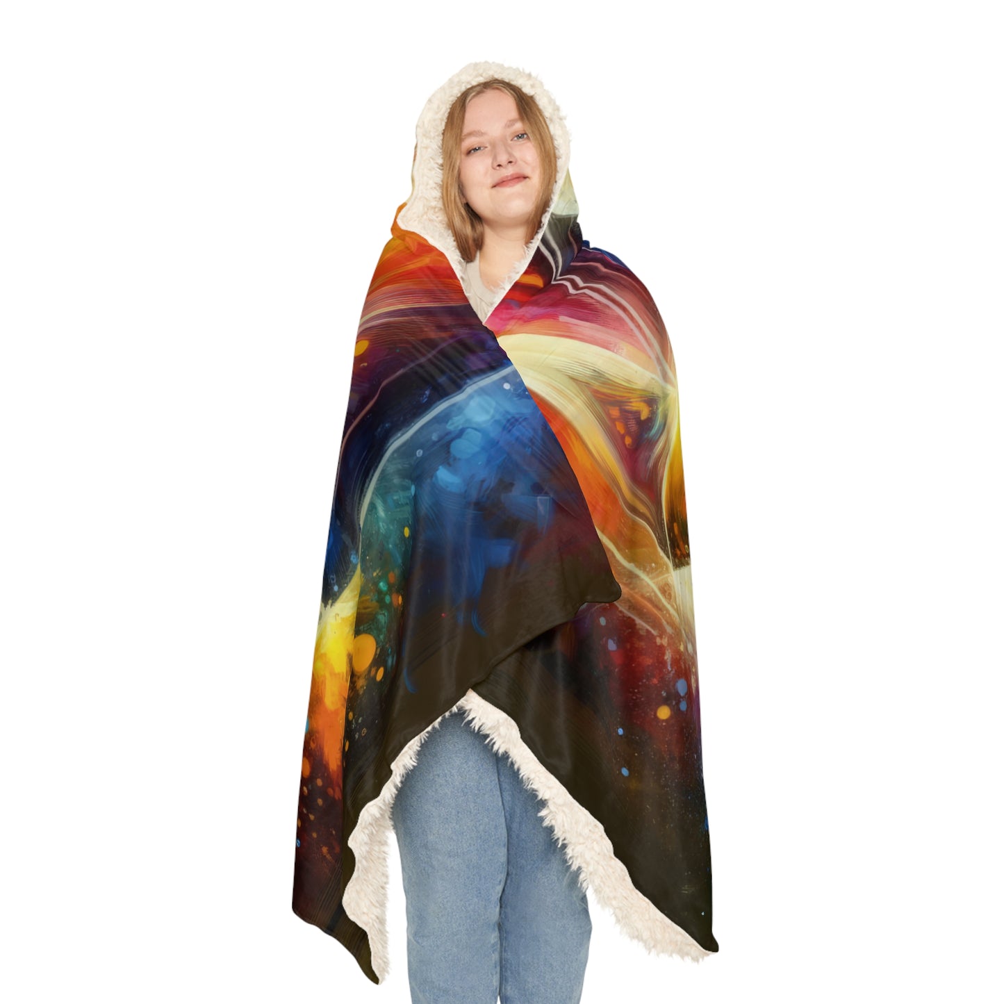 Prismatic Light Spectrum Snuggle Blanket