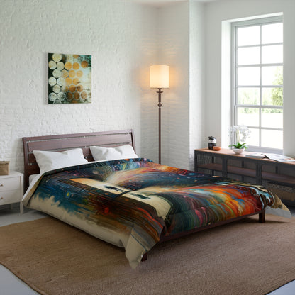 Mirror Wholeness Tachism Comforter