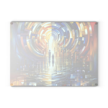 Collective Gesture Echelons Glass Cutting Board