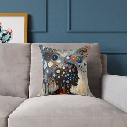 Universal Personal Tachism Spun Polyester Pillow