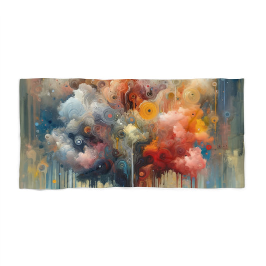 Abstract Beliefs Reflection Beach Towel