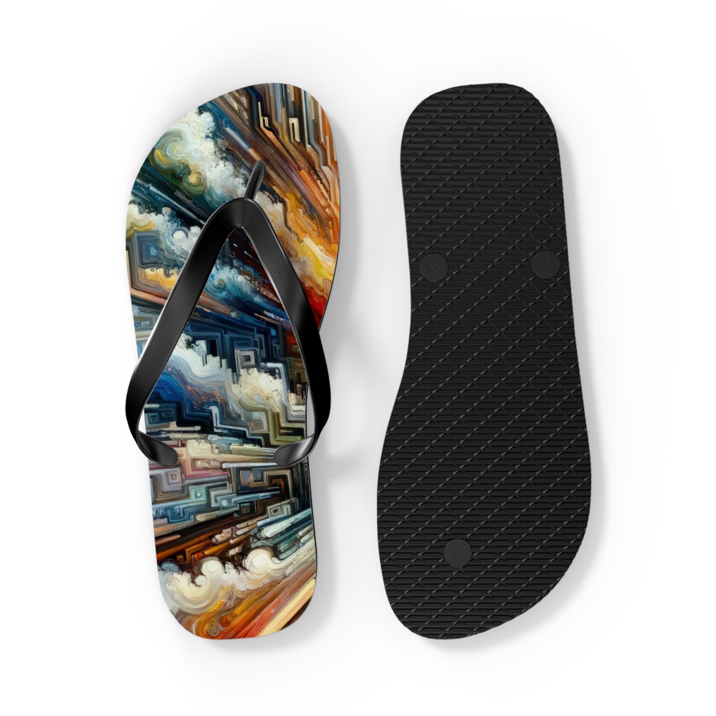 Transformative Tapestry Ascent Flip Flops
