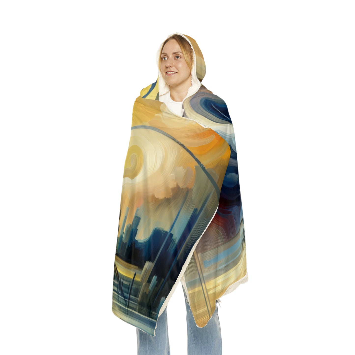 Conscious Bridge Tachism Snuggle Blanket