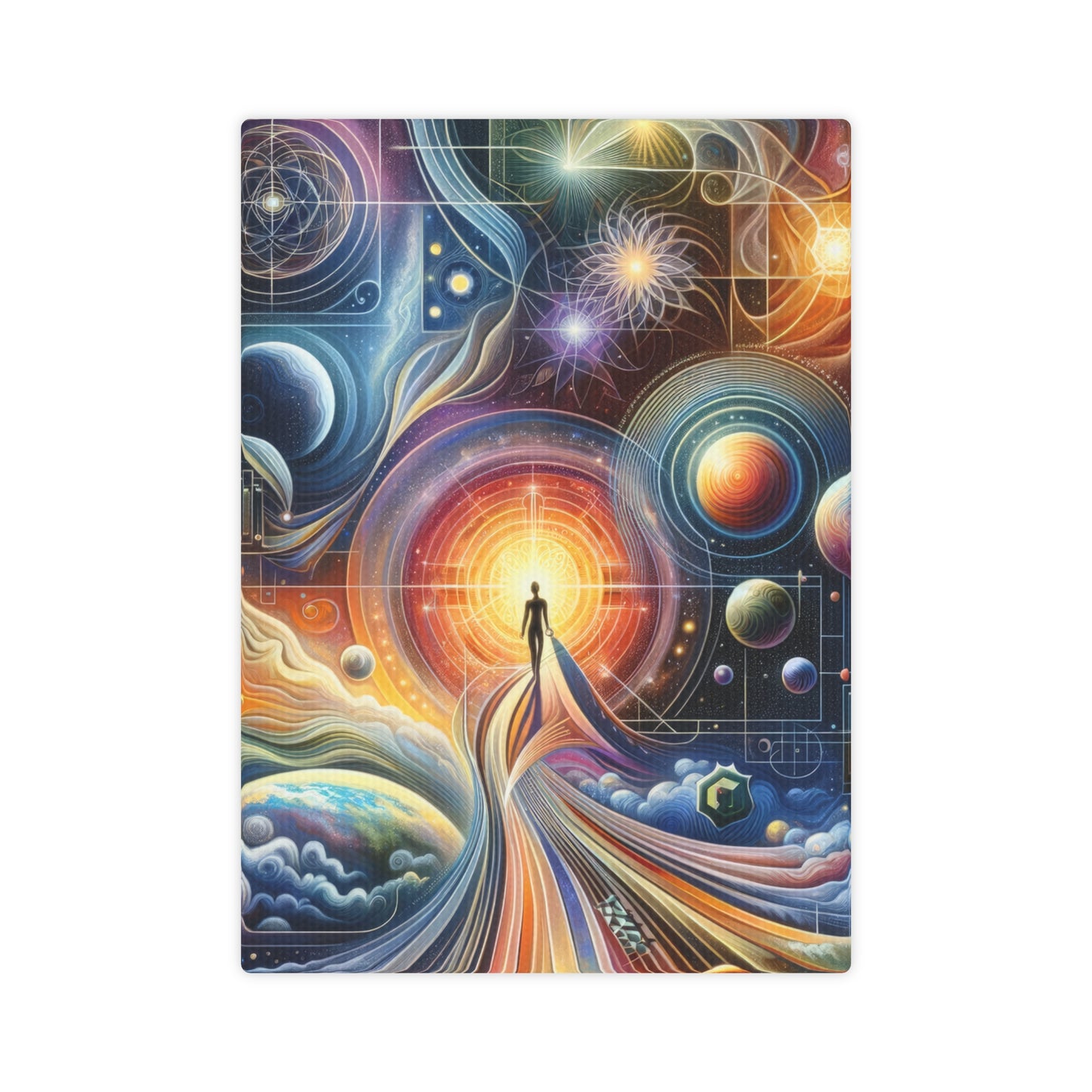 Unified Cosmic Alignment Canvas Photo Tile