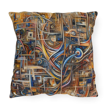 Intricate Life Tapestry Outdoor Pillows