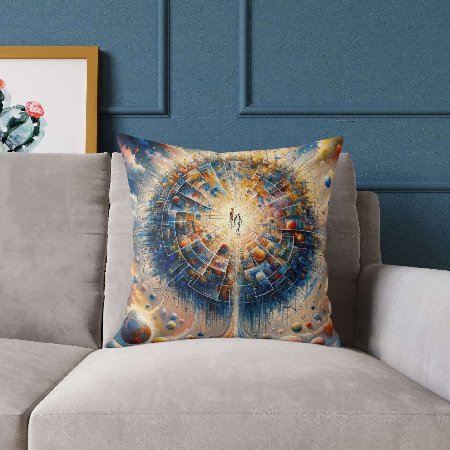 Cosmic Connection Antidote Spun Polyester Pillow