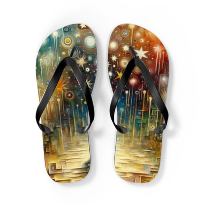 Inspiration Tachism Tribute Flip Flops