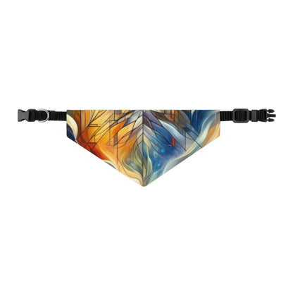 Weaving Renewal Web Pet Bandana Collar