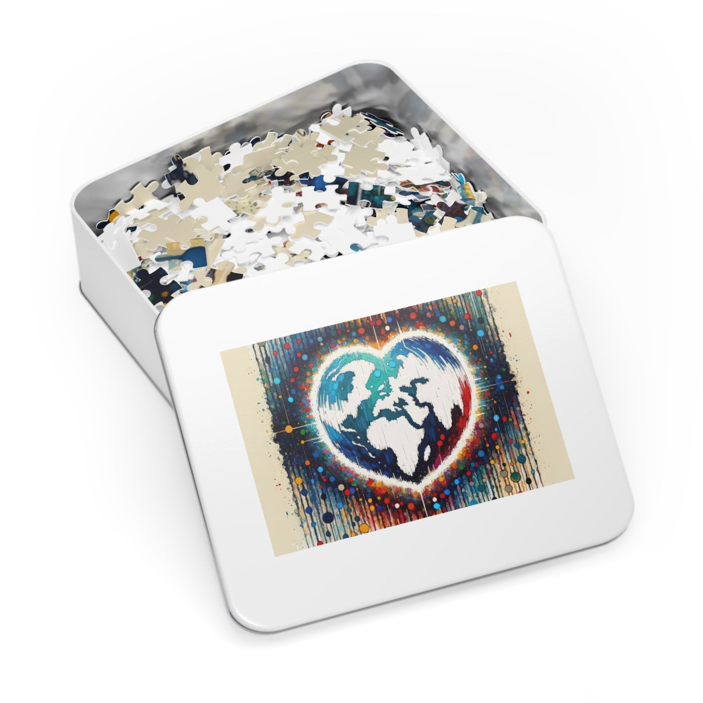 Heartbeats Synchronizing Peace Jigsaw Puzzle (30, 110, 252, 500,1000-Piece)