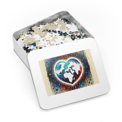 Heartbeats Synchronizing Peace Jigsaw Puzzle (30, 110, 252, 500,1000-Piece)