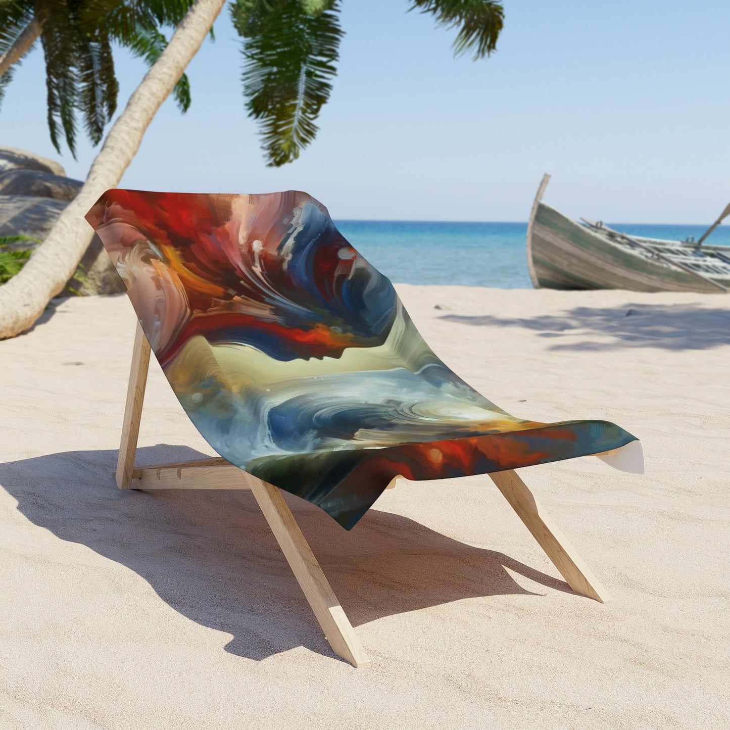 Embracing Sovereign Reflectivity Beach Towel