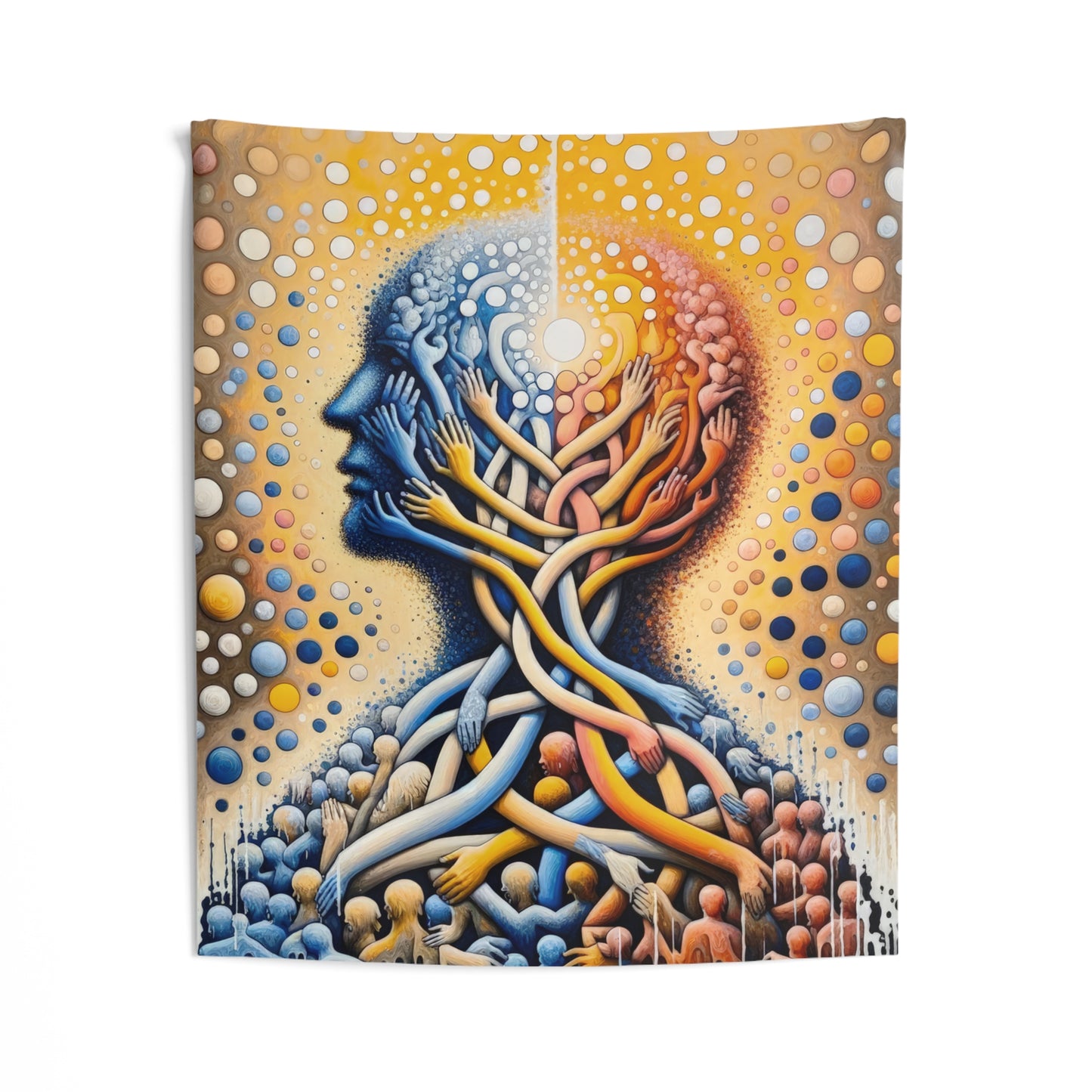 Unveiling Inner Essence Indoor Wall Tapestries