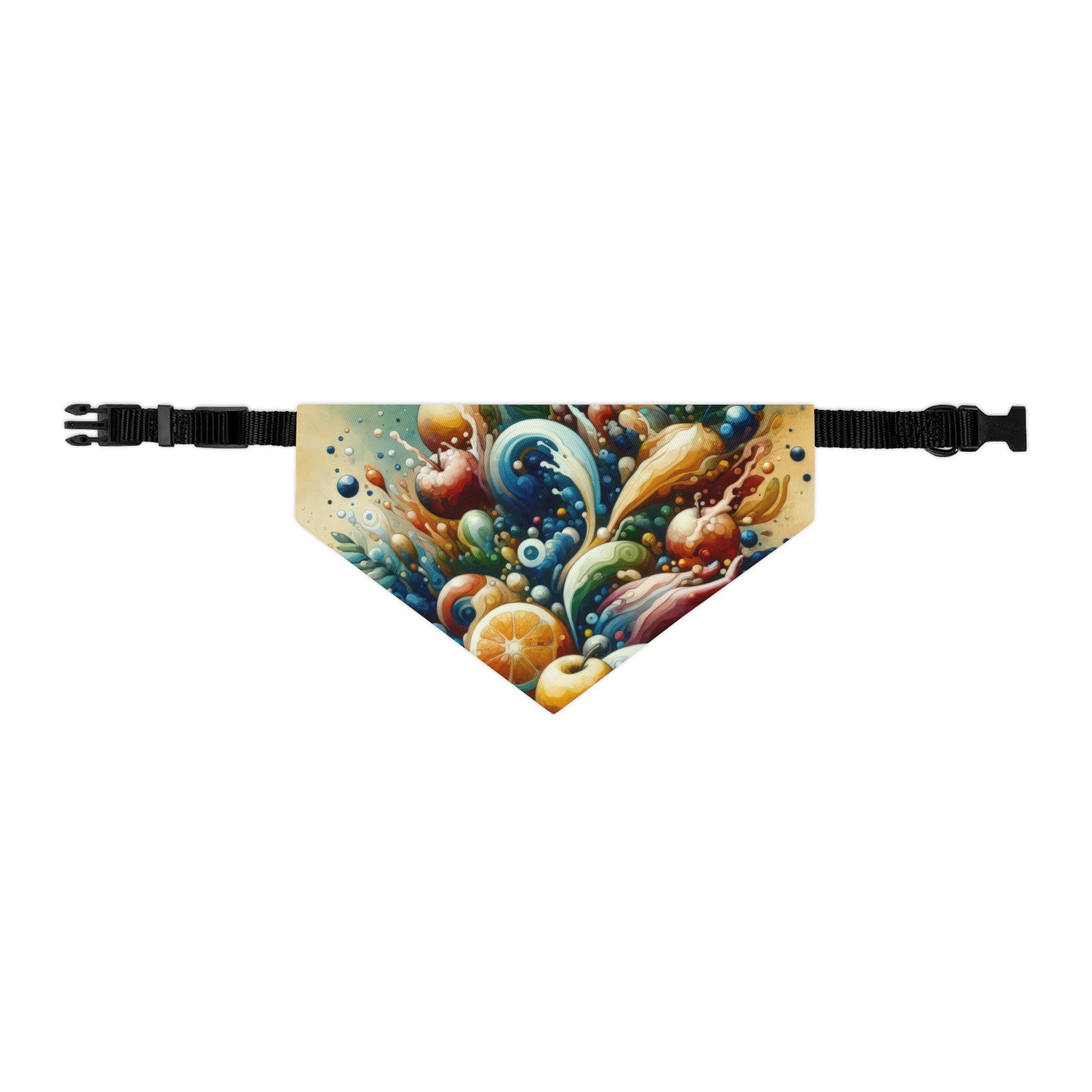 Nourishing Tachism Symphony Pet Bandana Collar