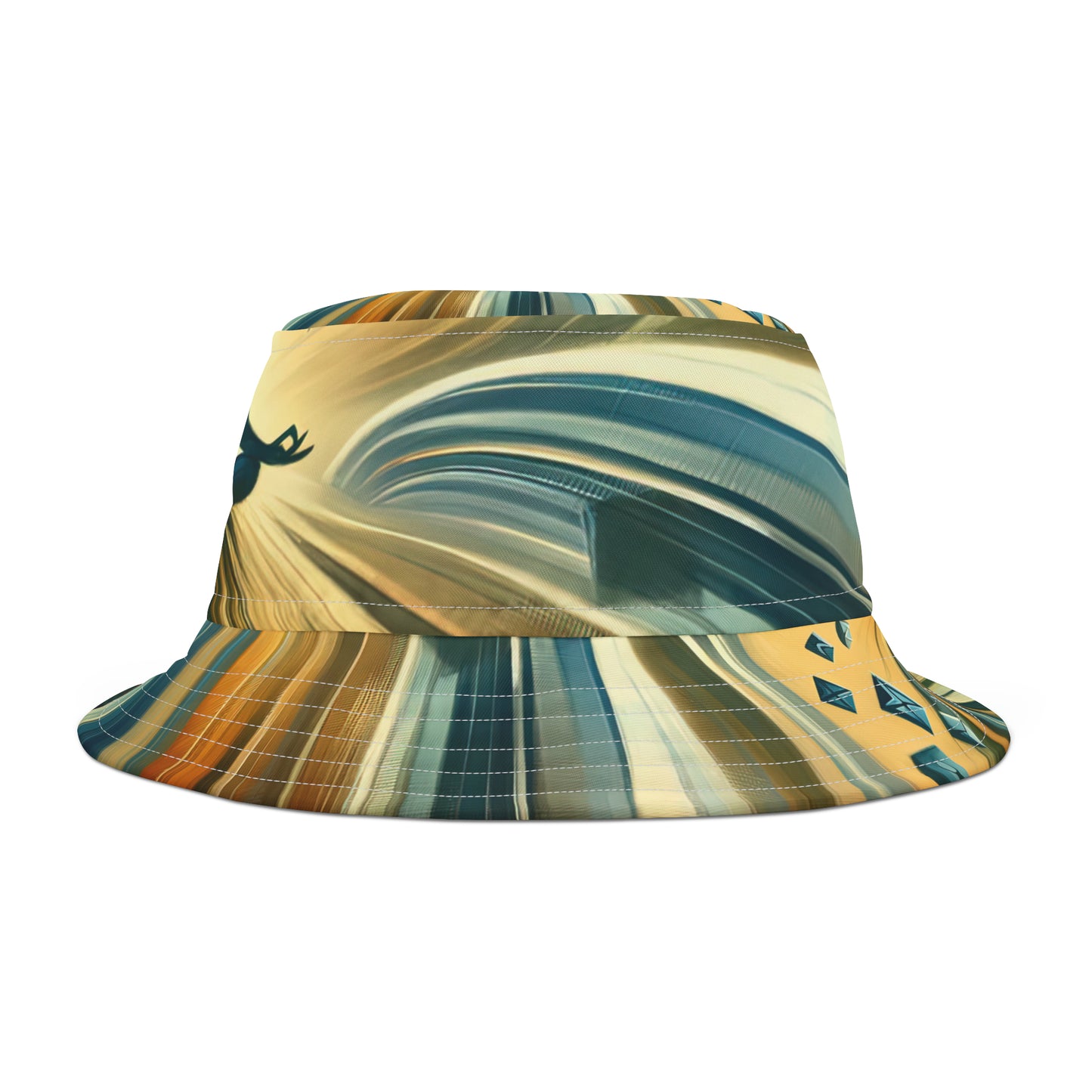 Meditative Commute Flow Bucket Hat (AOP)