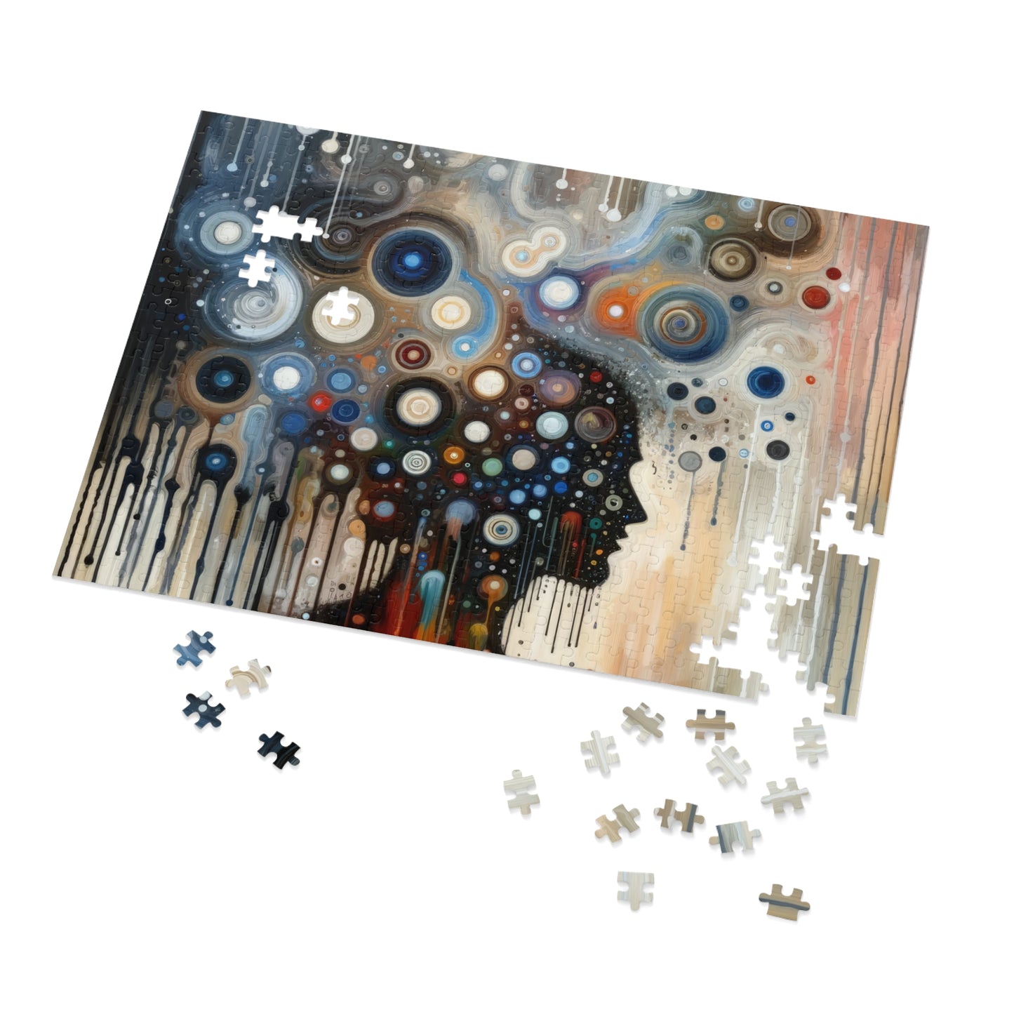 Universal Personal Tachism Jigsaw Puzzle (30, 110, 252, 500,1000-Piece)
