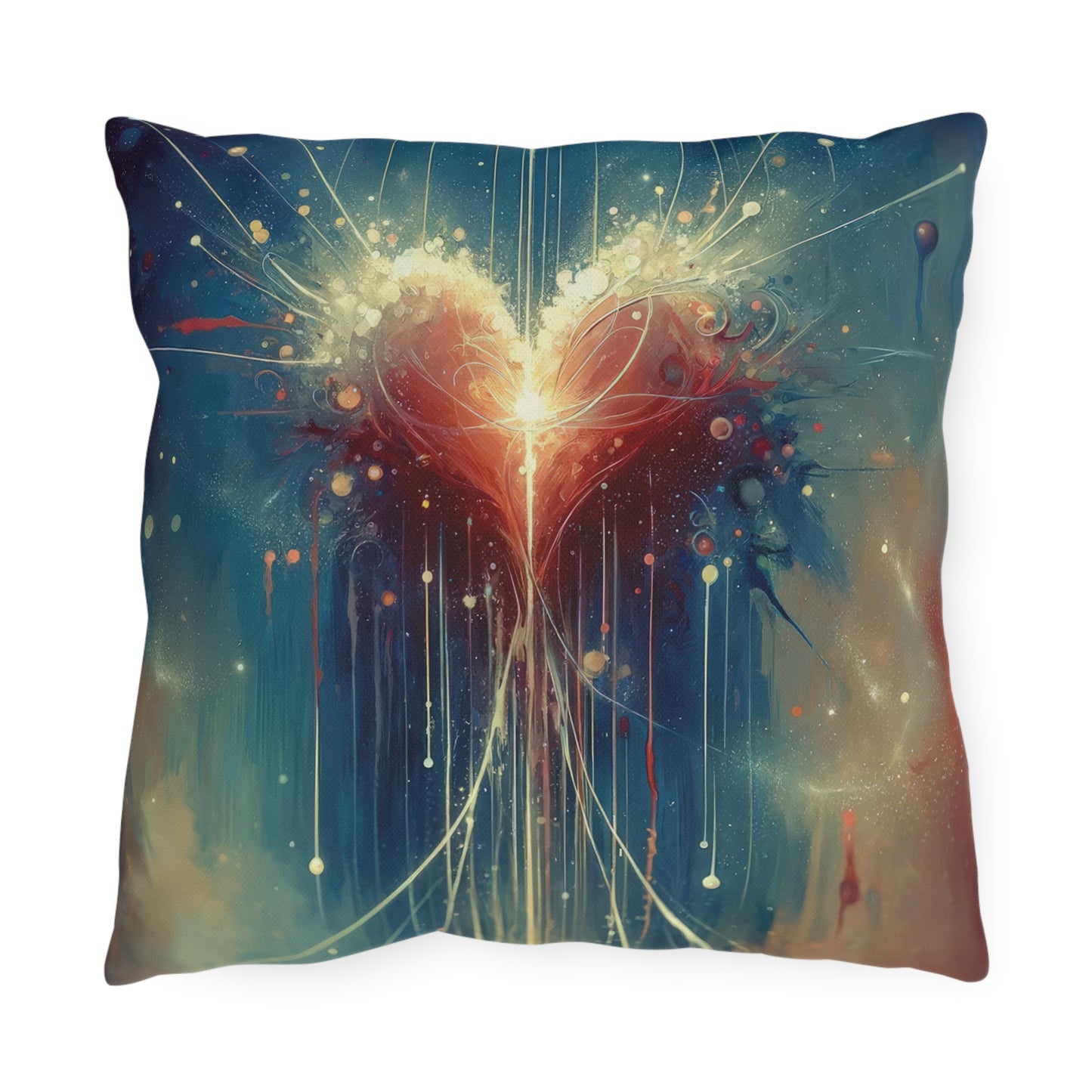 Transcendent Connection Beauty Outdoor Pillows