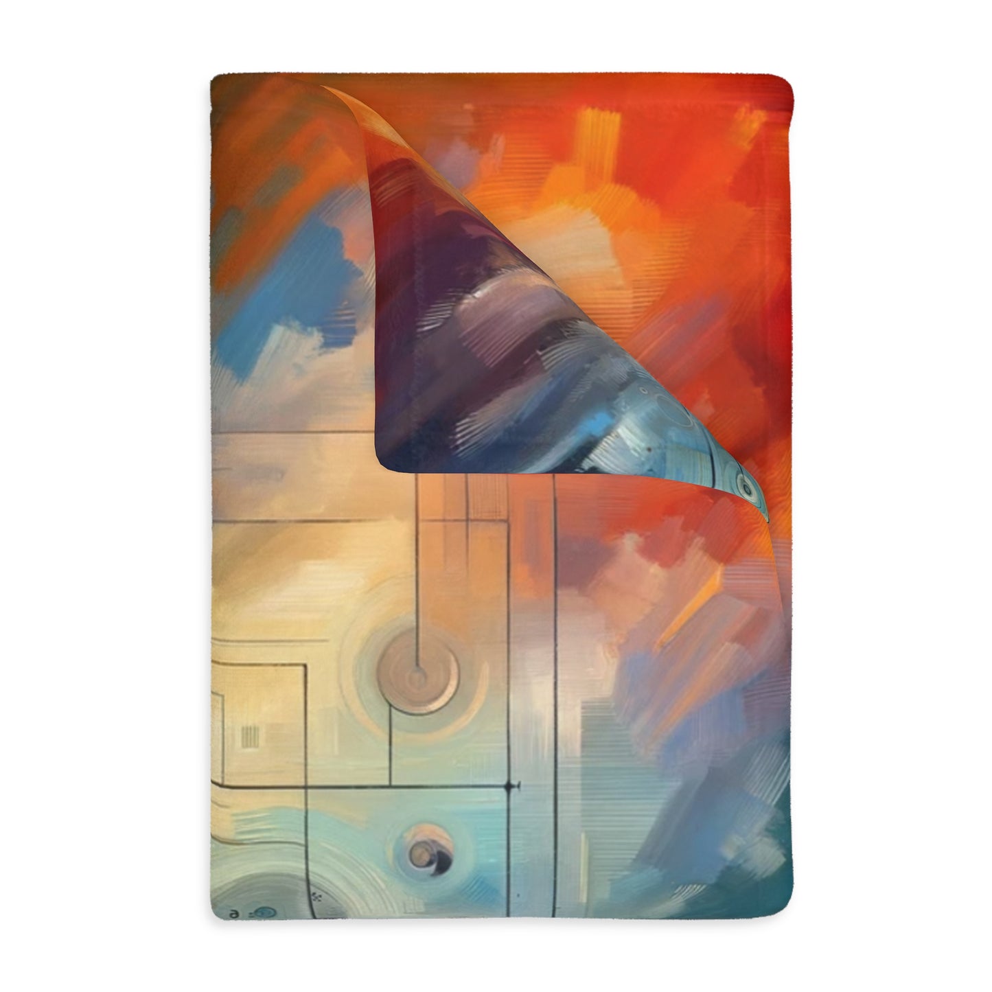 Tech Gratitude Fusion Velveteen Microfiber Blanket (Two-sided print)