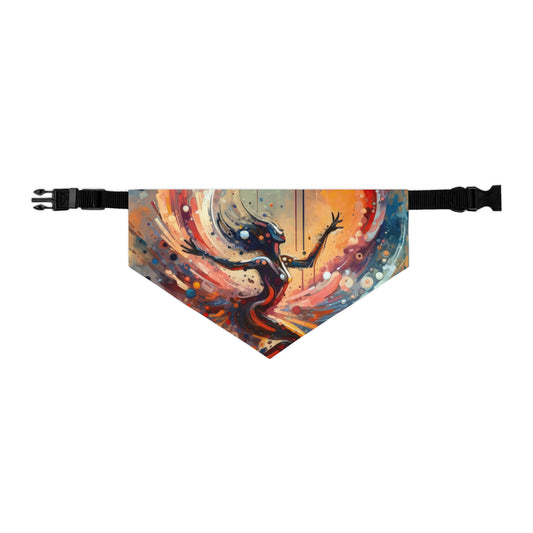 Decision Dance Tachism Pet Bandana Collar