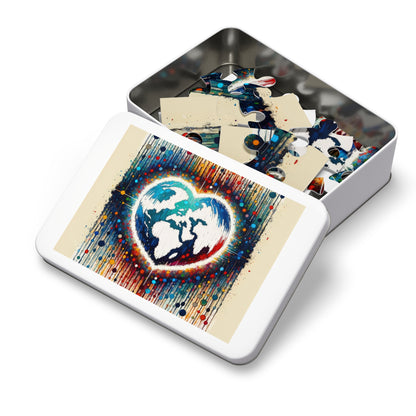 Heartbeats Synchronizing Peace Jigsaw Puzzle (30, 110, 252, 500,1000-Piece)