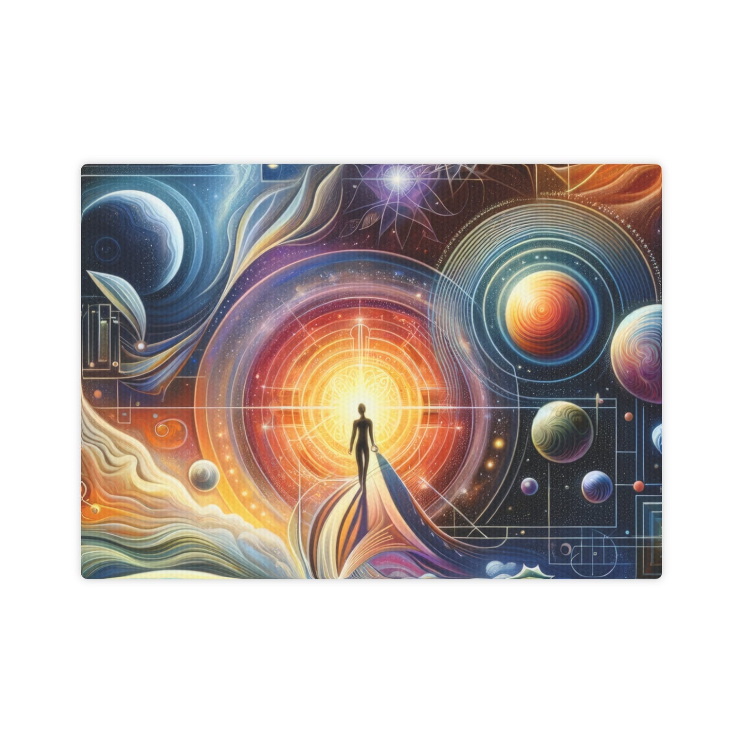 Unified Cosmic Alignment Canvas Photo Tile