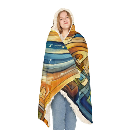 Spiritual Tachism Connection Snuggle Blanket