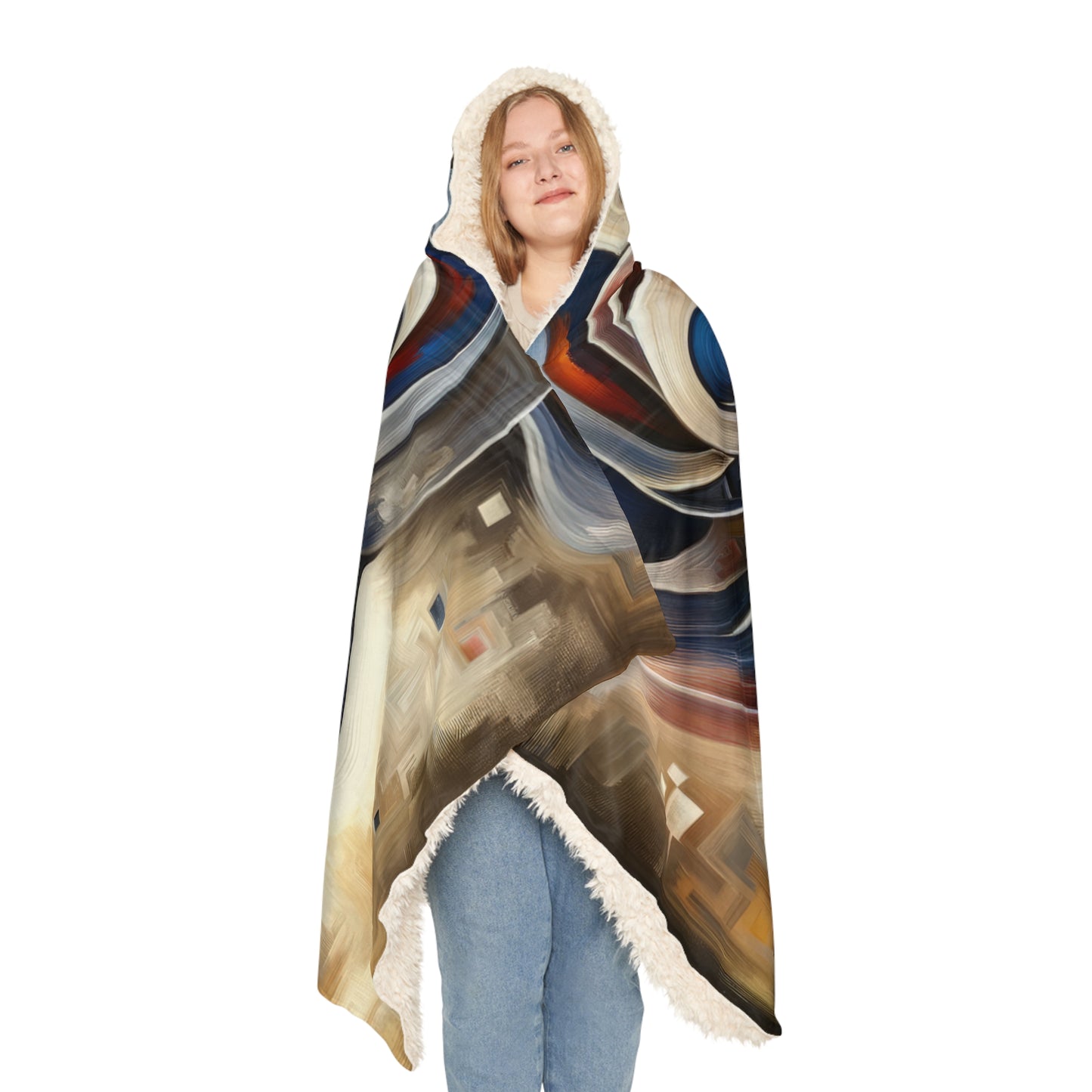 Wisdom Confluence Tachism Snuggle Blanket