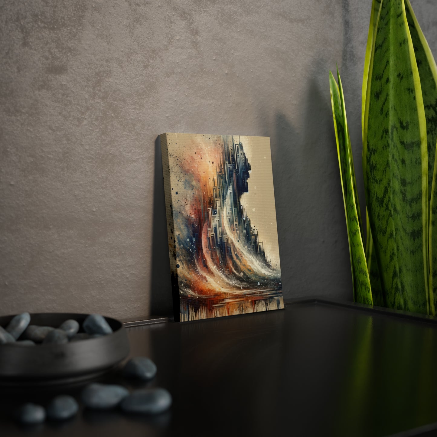 Enduring Echoes Resonance Canvas Photo Tile