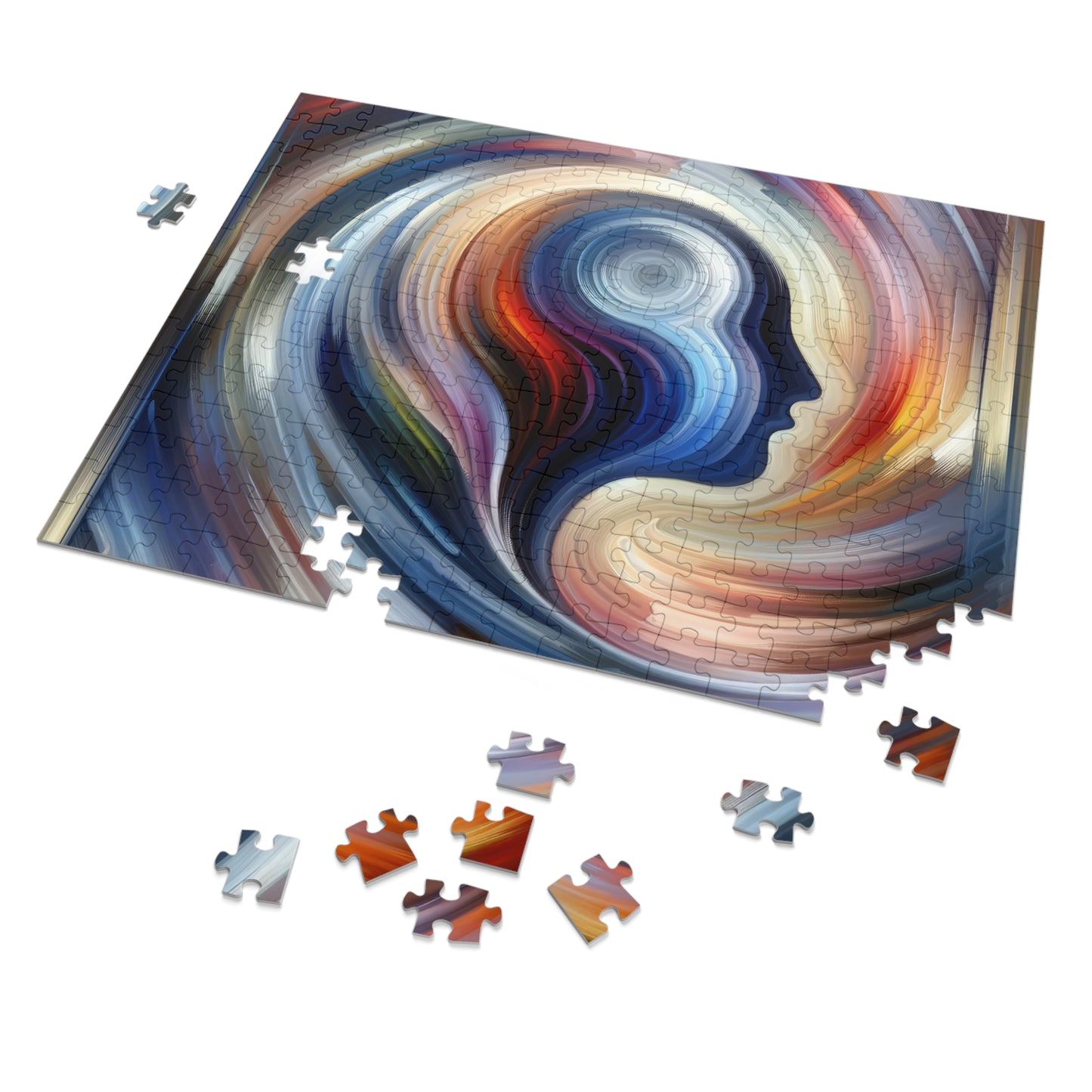 Harmonious Mindset Abstract Jigsaw Puzzle (30, 110, 252, 500,1000-Piece)
