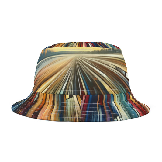 Strategic Horizon Tachism Bucket Hat (AOP)