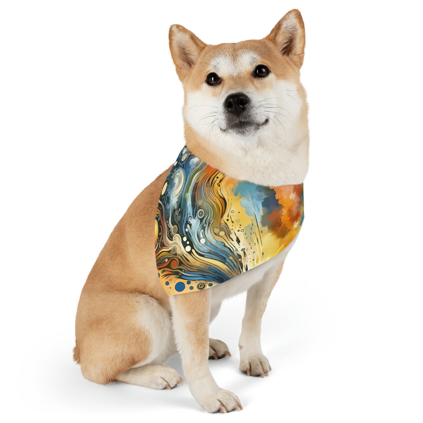 Intentional Awakening Reflection Pet Bandana Collar